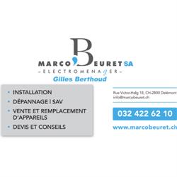Logo Marco Beuret SA et Electroménag SARL